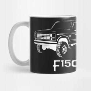 1980-1986 F150 White Print Mug